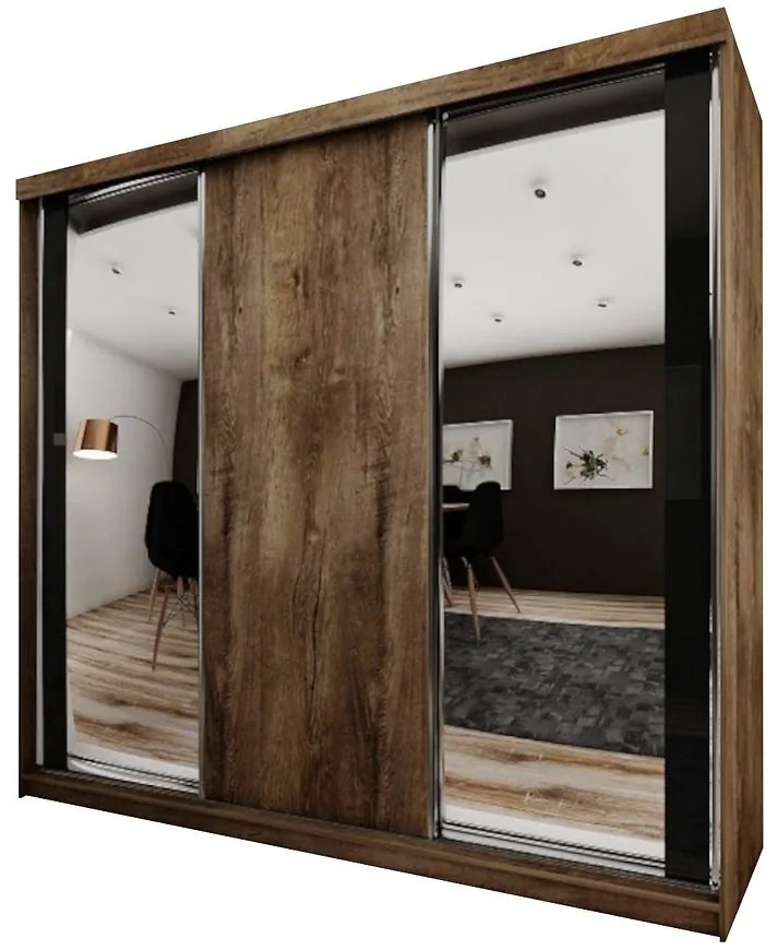 Skriňa Top 35 250 Tmavý jaseň