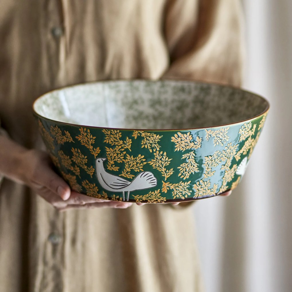 Bloomingville Kameninová misa Hezha Green 3350 ml