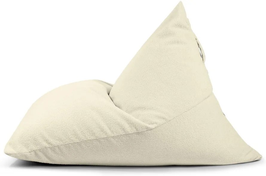 Hnedý sedací vak z textílie buklé Razz – SLOWDOWN