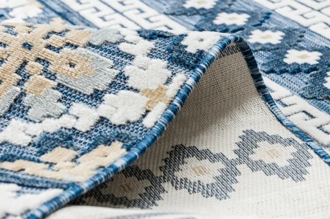 Koberec štrukturálny BOTANIC 65252 Boho - granát