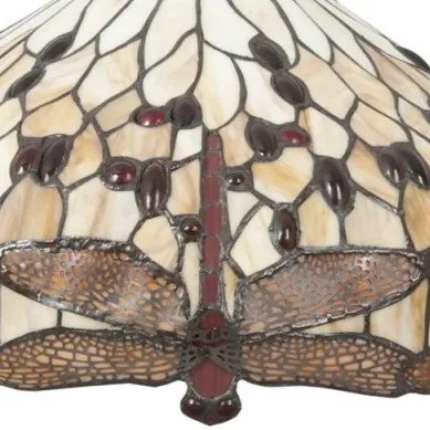 Stojacie svietidlo Tiffany massive Ø49*170 VÁŽKA JANTAR