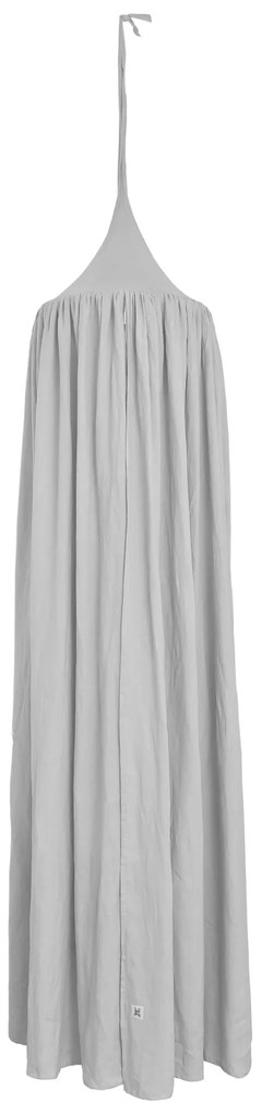 Bellamy Sivý ľanový baldachýn nad postieľku STONE GRAY