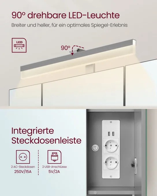 Zrkadlová skrinka BBK126G01