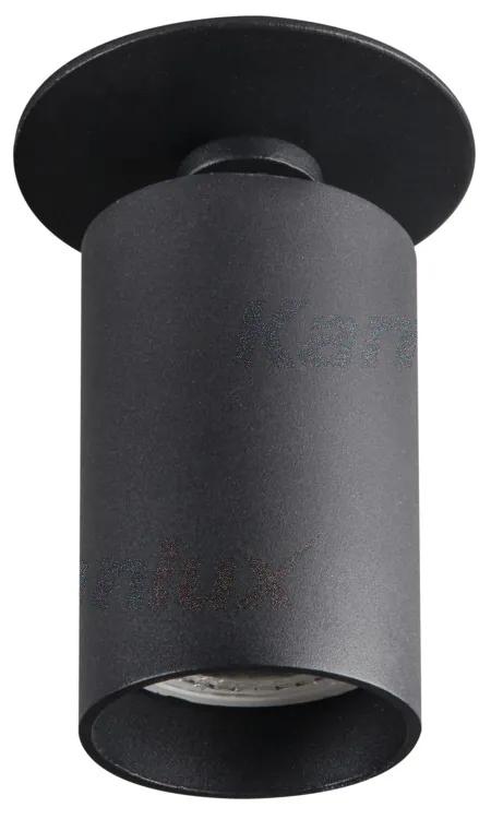 KANLUX Stropné bodové vstavané osvetlenie CHIRO DSO, 1xGU10, 35W, 56mm, guľaté, čierne