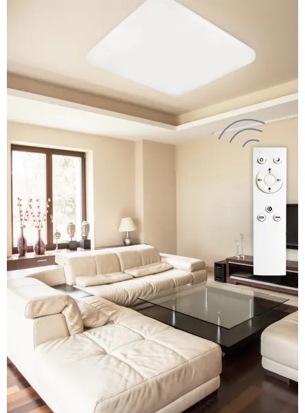 Top Light - LED Stmievateľné stropné svietidlo OCEAN H80LED/100W/230V + DO štvorec