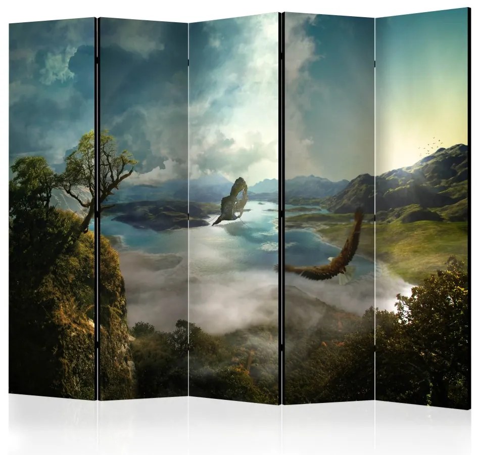 Artgeist Paraván - Flight over the Lake II [Room Dividers]