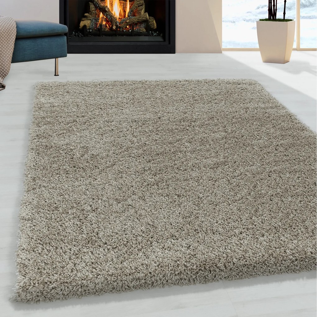Ayyildiz koberce Kusový koberec Sydney Shaggy 3000 natur - 100x200 cm