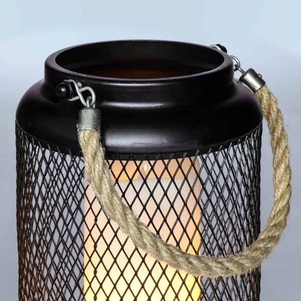 Solight WO3101 - LED Dekoračná stolná lampa LED/3xAA čierna