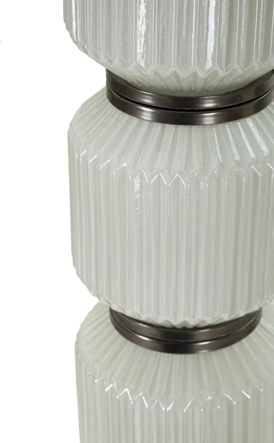 Stojacia lampa Bright 164 cm sivá/biela
