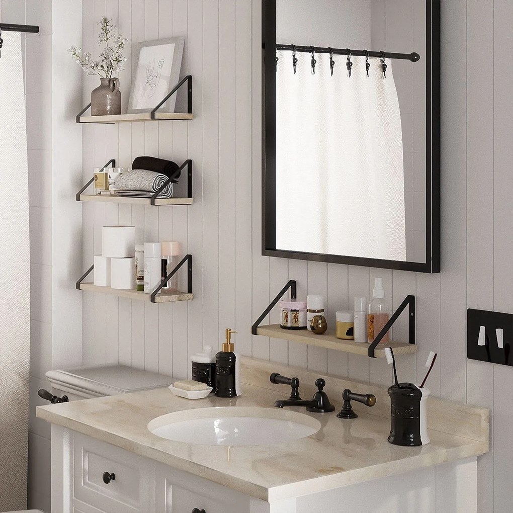 Dekorstudio Sada drevených poličiek LOFT 322182