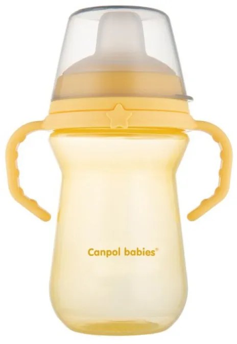 Canpol Babies Silikónový hrnček FirstCup 250ml, yellow