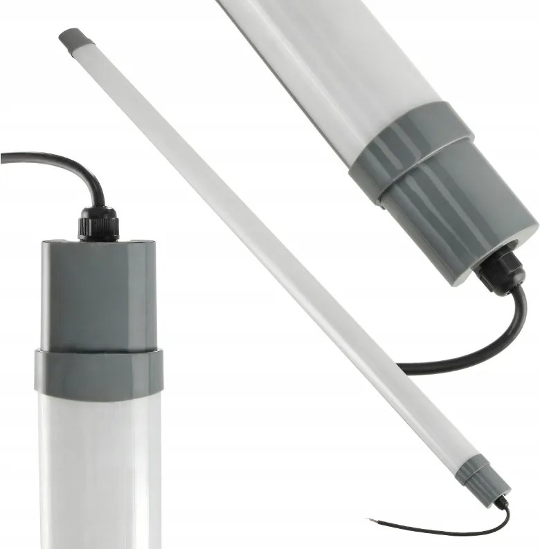 Sada 4 LED svietidiel 120 cm 36 W 3000 lm Hermetické svietidlo IP65 do garáže, dielne