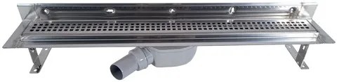 Ceramia S-Line sprchový žľab klasik 65 cm nerez lesk čtverečky ZLAB70NRZ1LEM