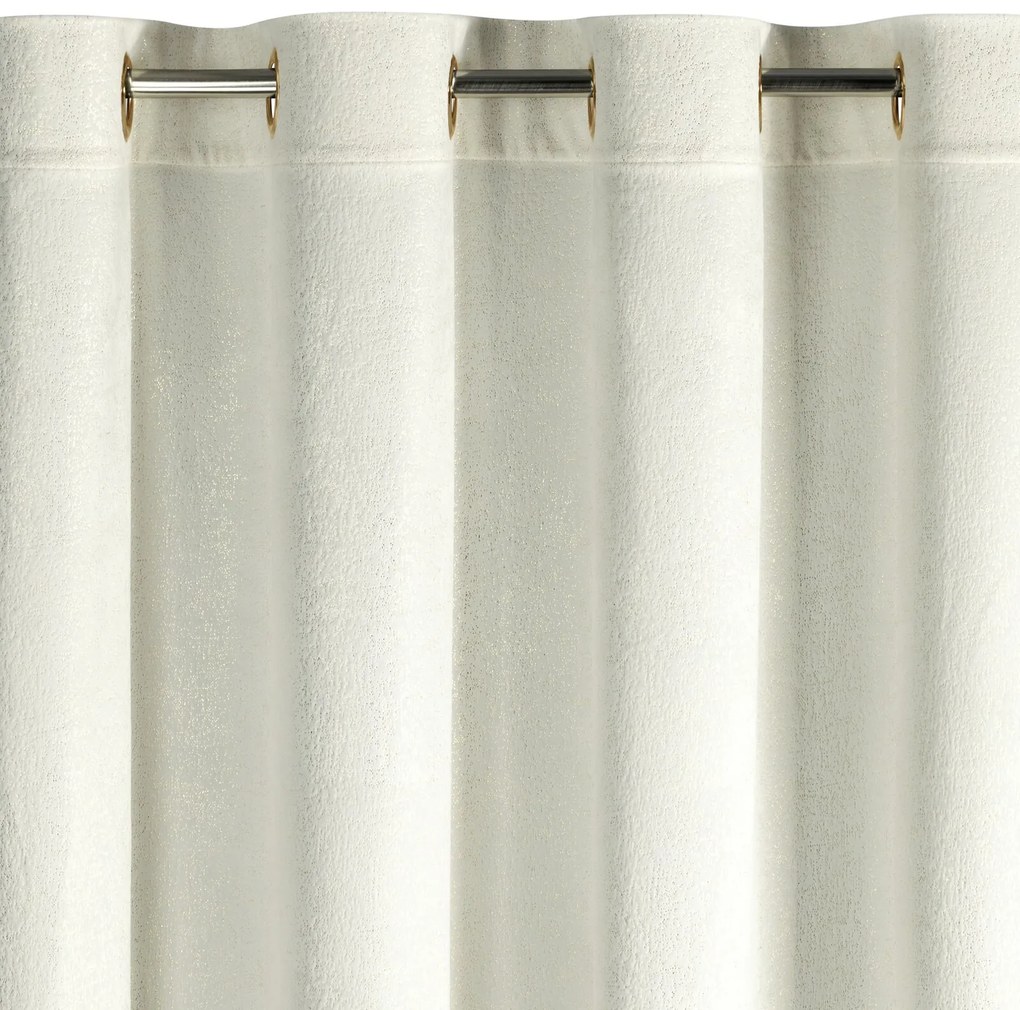 ZATEMŇOVACÍ ZÁVES NA KRÚŽKOCH BETHY 135X250 CM VZOROVANÁ