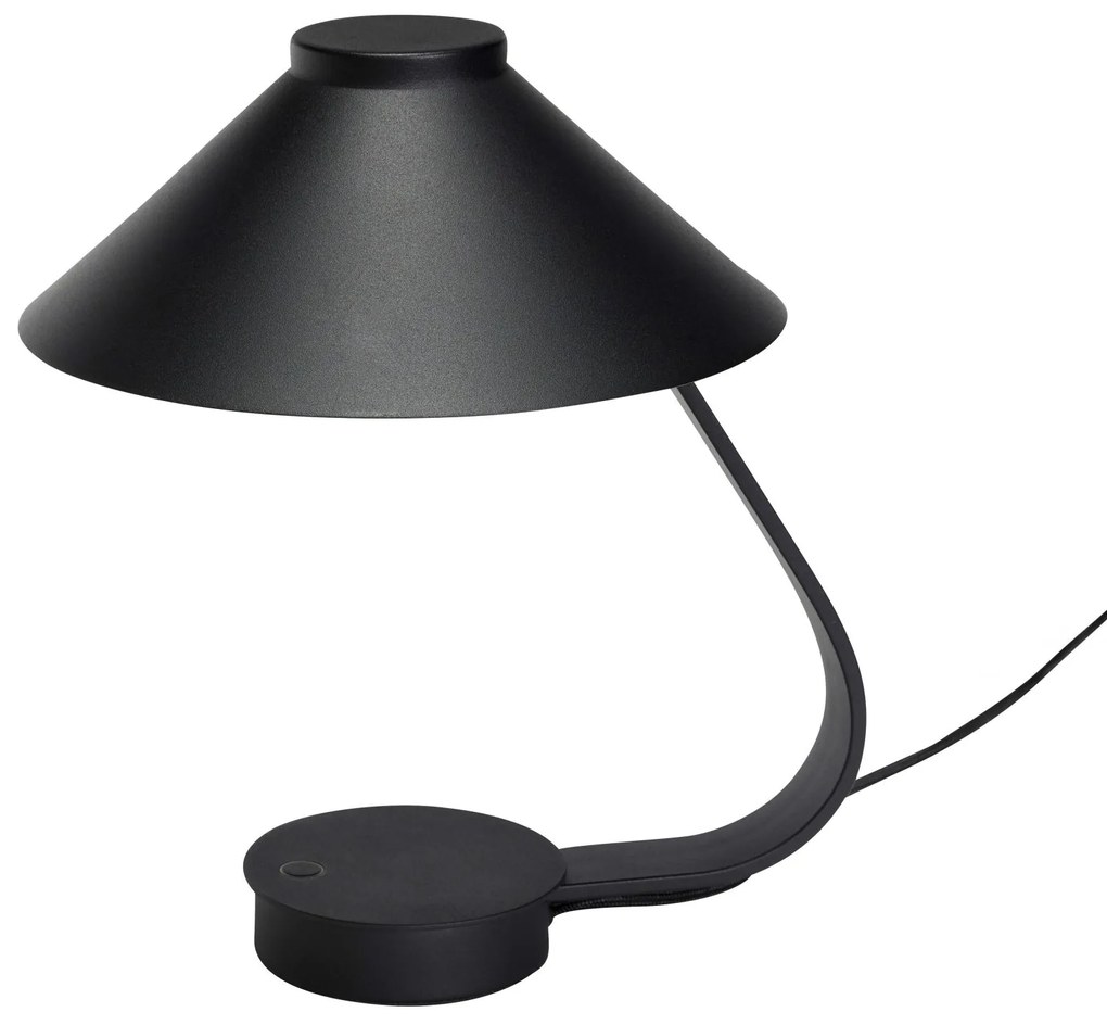 Hübsch Stmievateľná stolná LED lampa Muri Black