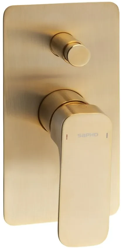 Sapho Sapho, SPY podomietková sprchová batéria, 2 výstupy, zlatá matná, PY42/19
