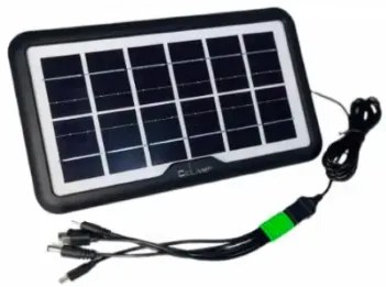 WELLHOX Solárny panel na nabíjanie 3.8W