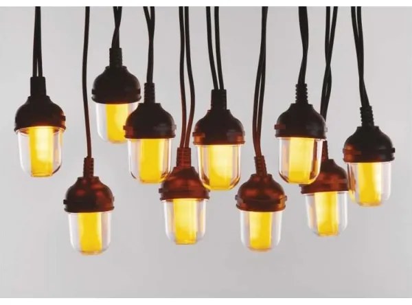 LED vonkajšia dekoratívna reťaz 100xLED/9,5m IP44