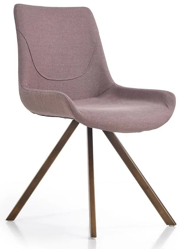 Stolička K290 tkanina/kov popol 55x59x85