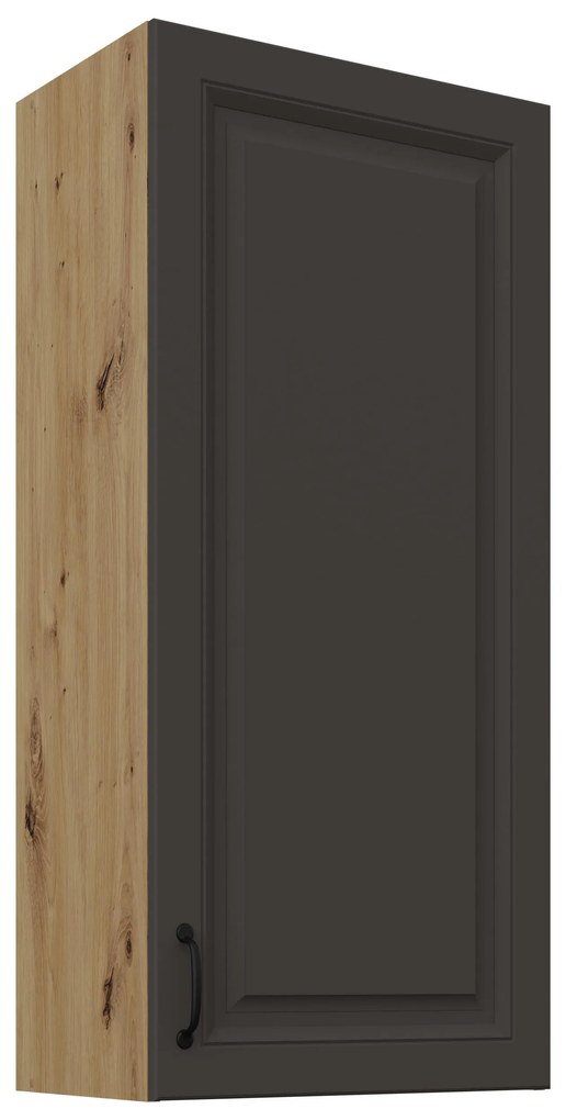 Horná kuchynská skrinka Sheila 50 G 108 1F (korpus: dub artisan + front: grafit). Vlastná spoľahlivá doprava až k Vám domov. 1134902