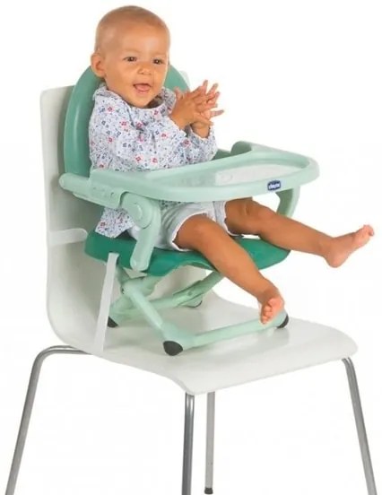 Chicco - Detský prenosný podsedák na stoličku POCKET SNACK tyrkysová