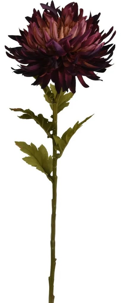 Umelá kvetina Chryzantéma 62 x 18 cm, fialová