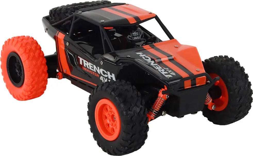 LEAN Toys Diaľkovo ovládané R/C terénne auto 1:24 Orange