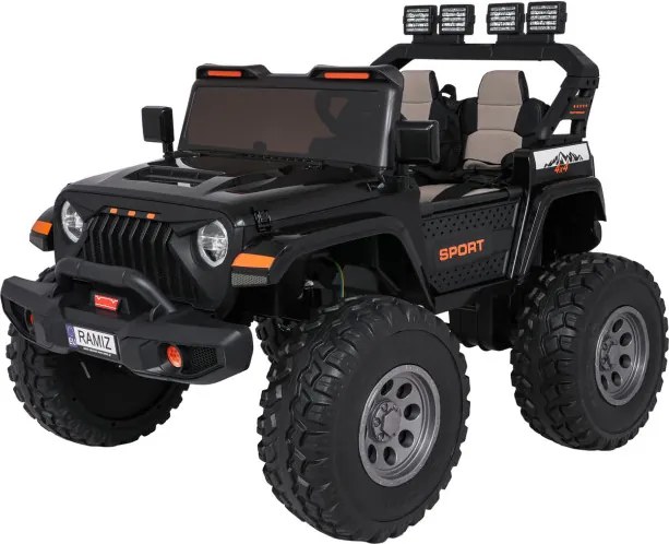 Elektrické autíčko Extreme Sport 4x4 čierne