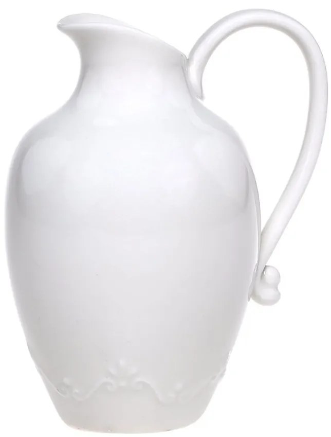Porcelánový džbán s čipkou Provence lace - 17cm / 640 ml