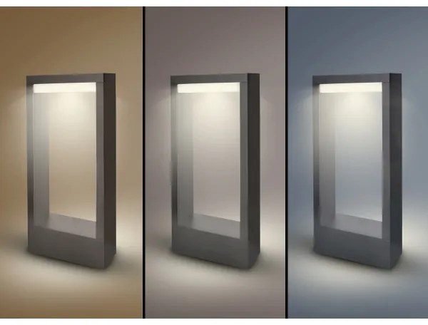 Brilagi-LED Vonkajšia lampa RAGUSA LED/7W/230V 3000/4000/6000K antrac. IP54 30 cm