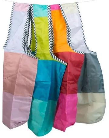 Skladacia nákupná taška 4 druhy cena/ks, Artebene, vodeodolný polyester, 49 x 69 cm, 210302
