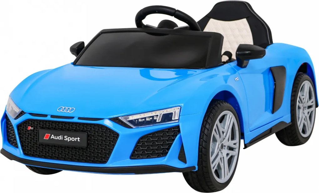 Ramiz Elektrické autíčko Audi R8 Lift modré + diaľkové ovládanie + EVA kolesá + MP3 + LED