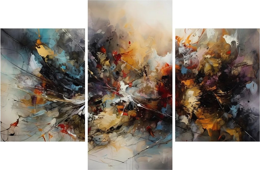 Obraz - Abstraktná grafika (90x60 cm)
