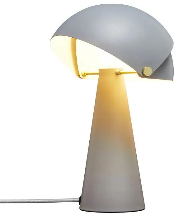 NORDLUX Stolná lampa na posteľ ALIGN, 1xE27, 25W, sivá