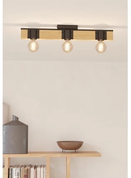 Eglo 43901 - Stropné svietidlo BAILRIGG 3xE27/40W/230V