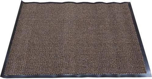 Vnútorná čistiaca rohož s nábehovou hranou, 120 x 90 cm, hnedá