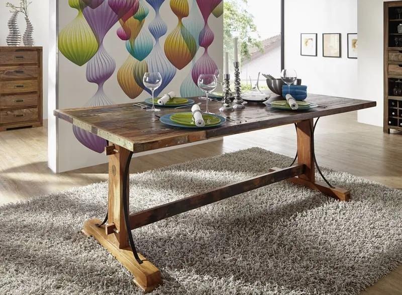 Masiv24 - OLDTIME Jedálenský stôl 140x90 cm, staré drevo