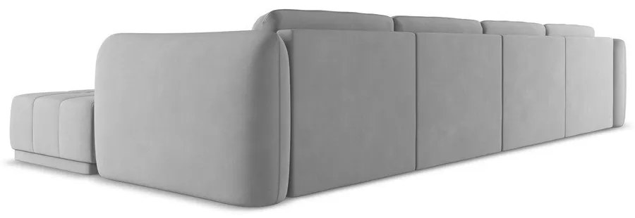 Svetlosivá rohová pohovka Hoku – Makamii