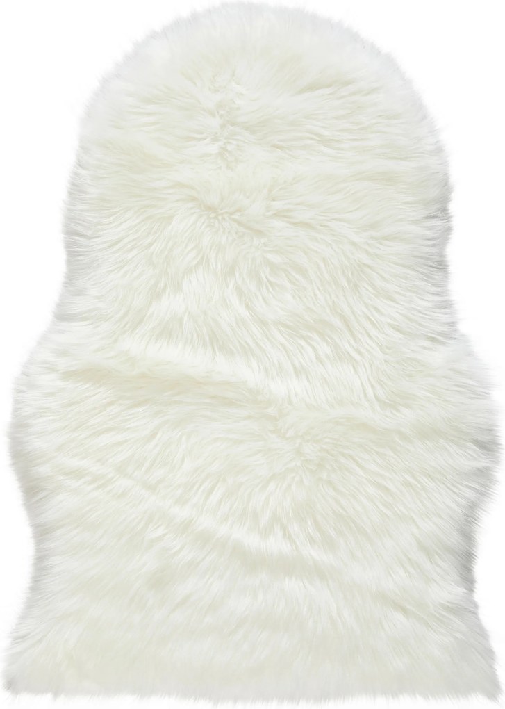 XXXLutz UMELÁ KOŽUŠINA, 60/90 cm, biela Boxxx - Koberce - 007821017592
