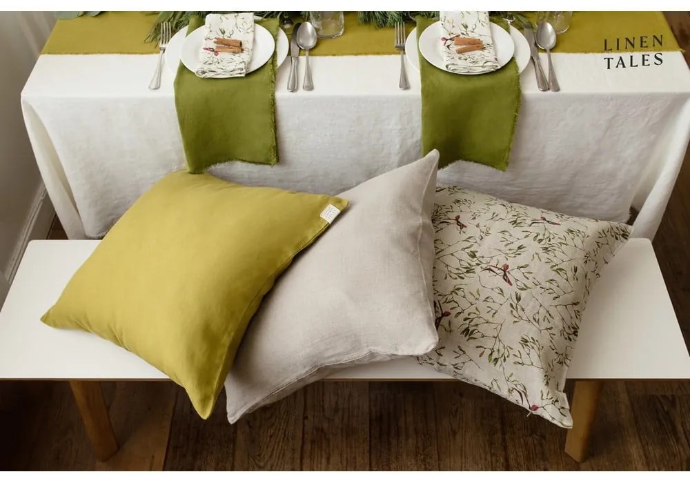Obliečka na vankúš s vianočným motívom 40x60 cm – Linen Tales