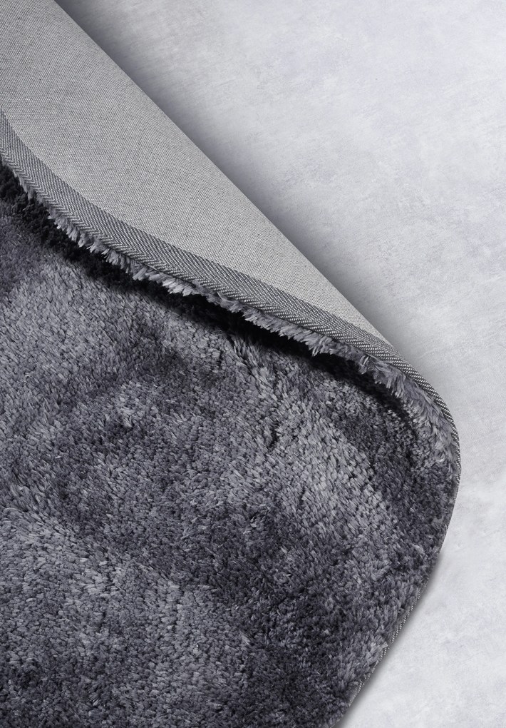 Hanse Home, Kusový koberec Myk 106114 Grey kruh, 160x160 (priemer) kruh, šedá, obývacia izba