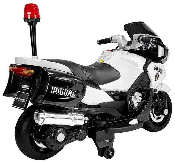 RAMIZ Elektrická motorka Policajná HZB118  - biela - motor - 2x45W - batéria - 1x12V7Ah 2022