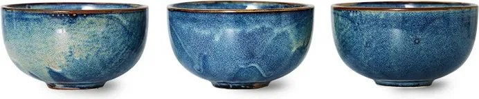 Rustikálne modrá porcelánová miska Chef - Ø 11*6 cm / 260 ml