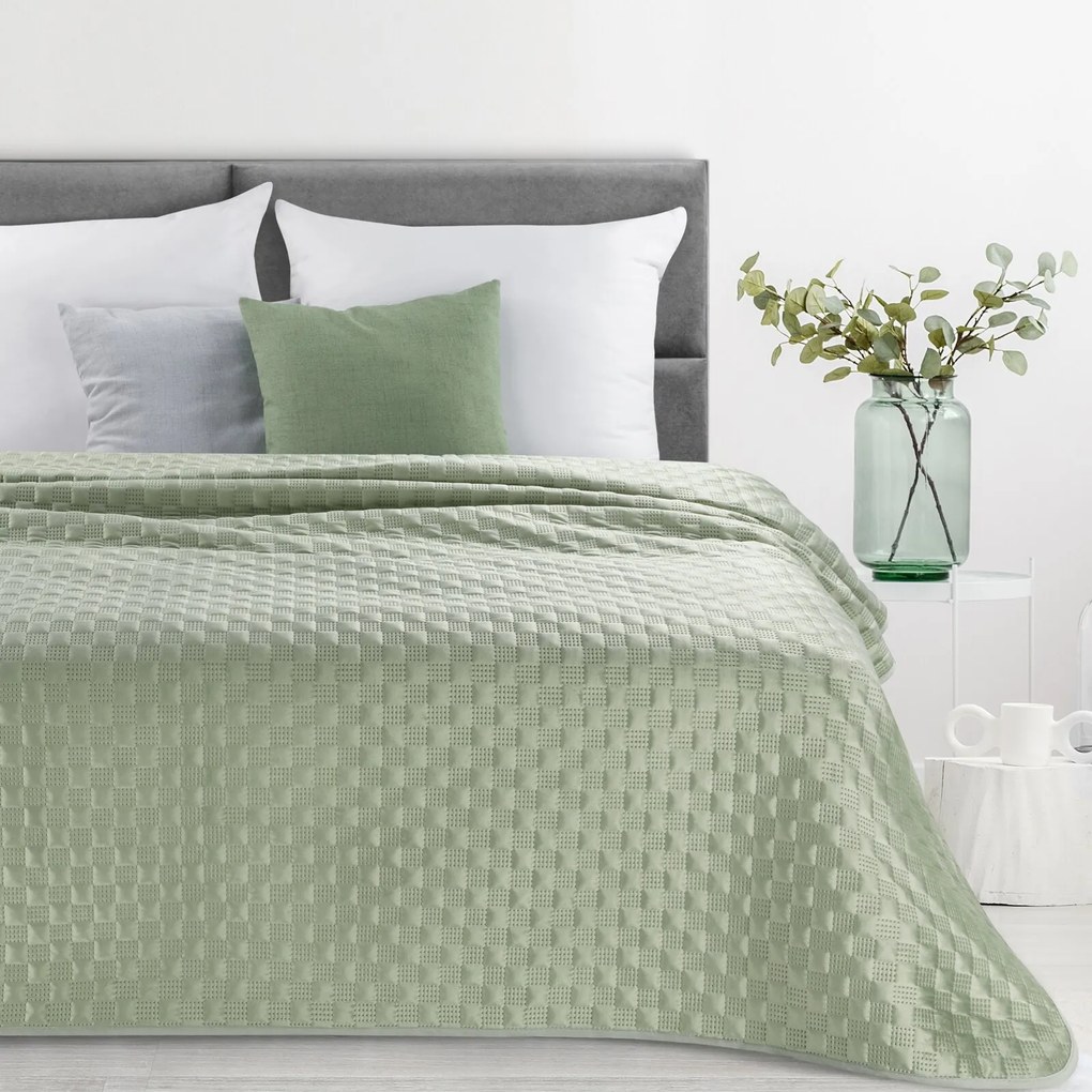 PREHOZ NA POSTEĽ SOFIA4 220X240 CM SVETLOZELENÝ