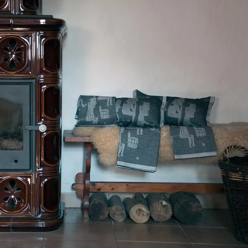 Podložka do sauny Miesten 46x150, sivá