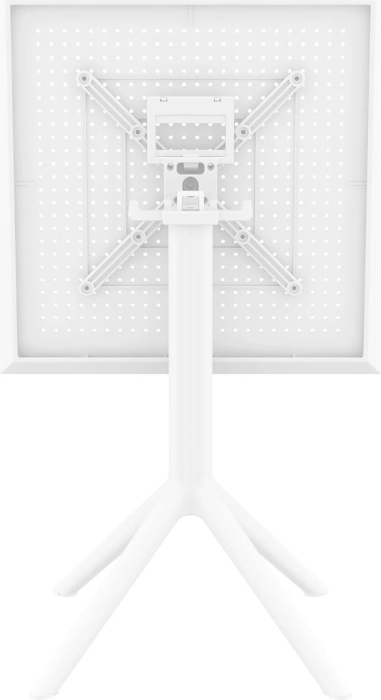 Skladací stôl Sky square - biela