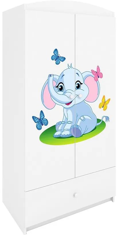Skriňa Babydreams Biely – Slon