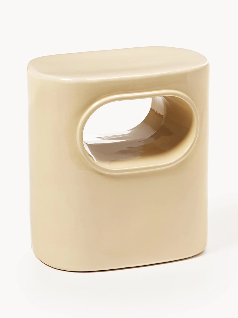 Oválny pomocný stolík Space