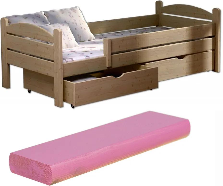 FA Oľga 5 180x80 masívne detské postele Farba: Ružová (+44 Eur), Variant rošt: Bez roštu (-3 Eur)