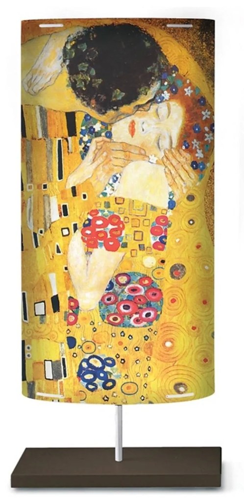 Umelecký motív na stojacej lampe Klimt III